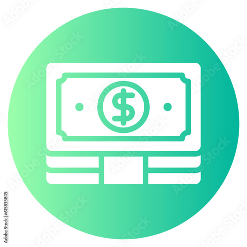 cash gradient icon