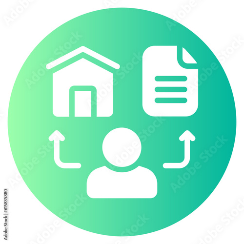 liability gradient icon