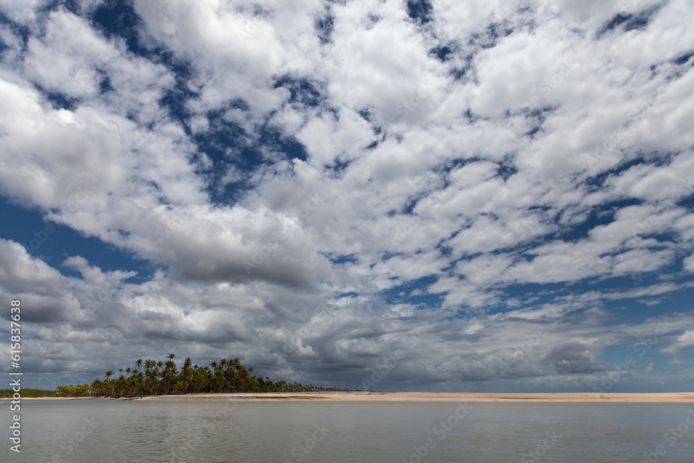 Moreré beach at Bahia Brazil Moreré beach at Bahia Brazil