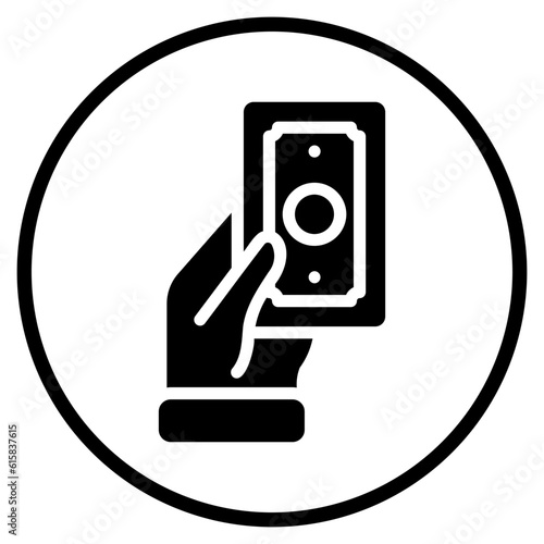pledge glyph icon