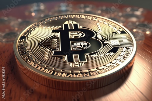 Bitcoin gold coin, cryptocurrency