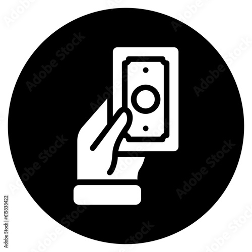 pledge glyph icon