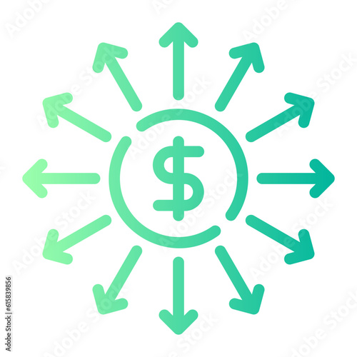 liability gradient icon