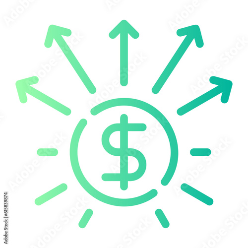 liability gradient icon