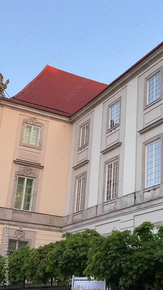 royal castle in warsaw central square poland Warsaw Poland 23.06.2022 royal castle in warsaw central square poland Warsaw Poland 23.06.2022