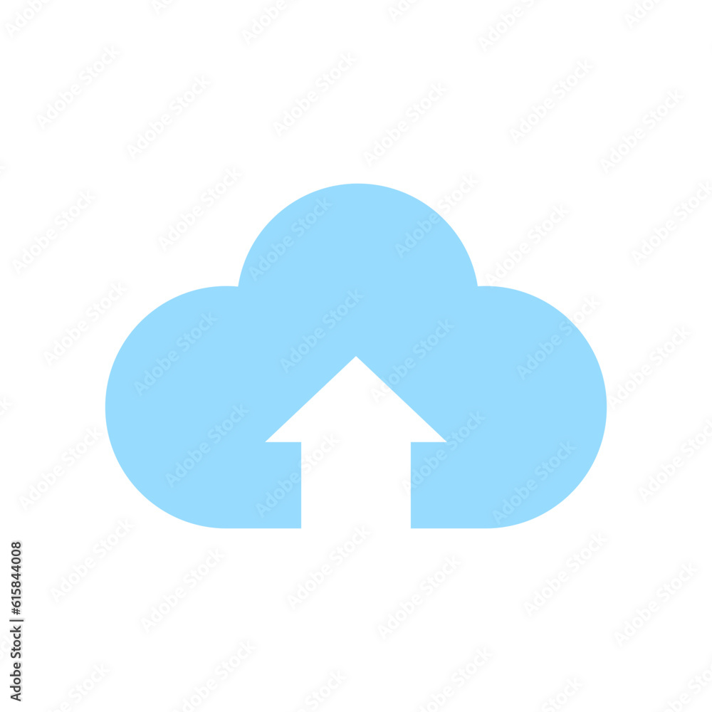 Cloud Computing Icon. Vector illustration. stock image. Cloud Computing Icon. Vector illustration. stock image.