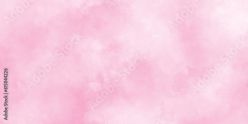 Beautiful and smooth soft blurred pink texture in center with blank, Smooth and bright abstract brush stroke acrylic watercolor background, painted colorful bright and shiny pink texture with stains. 