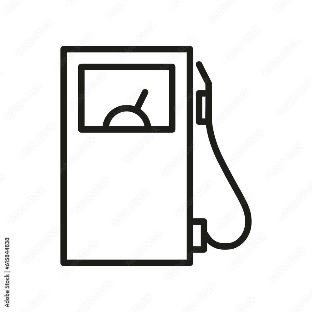 Fototapeta premium Fuel pump icon. Vector illustration. stock image.
