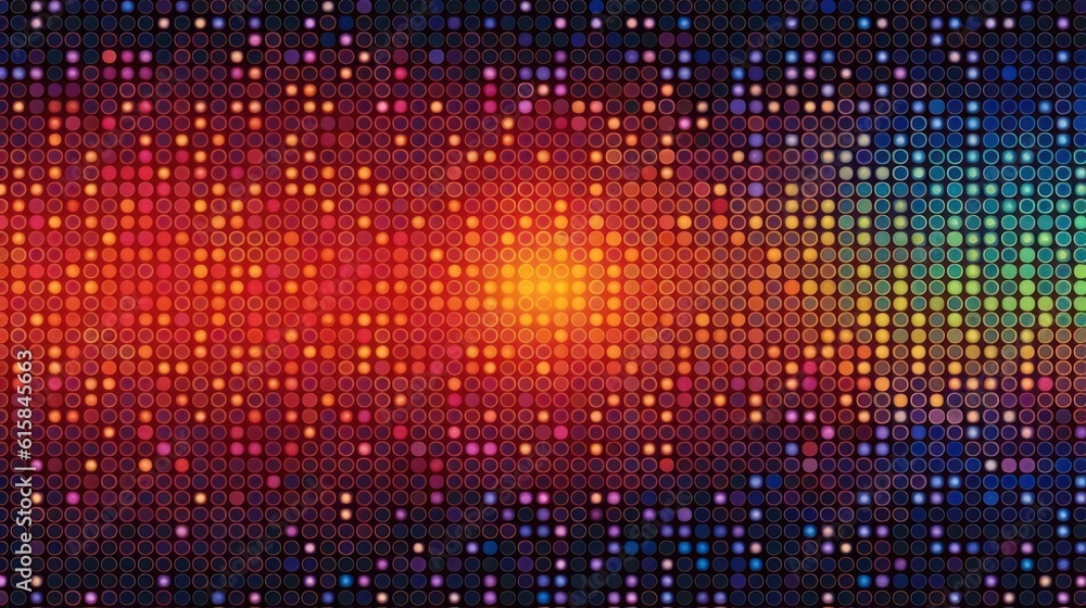 abstract background with colorful pixels.Generative AI abstract background with colorful pixels.Generative AI