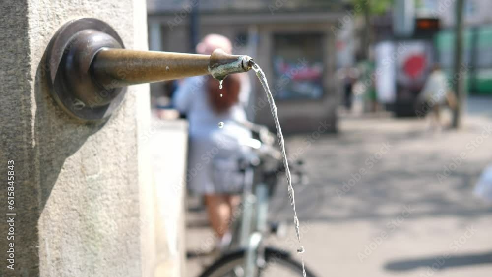 Fountain for drinking water on the street to quench thirst. Fountain for drinking water on the street to quench thirst.