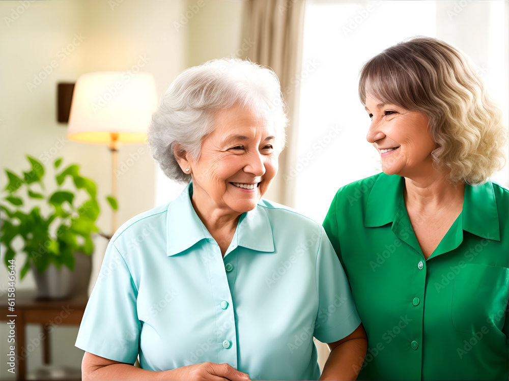Nurse who takes care of seniors, generative ai Nurse who takes care of seniors, generative ai