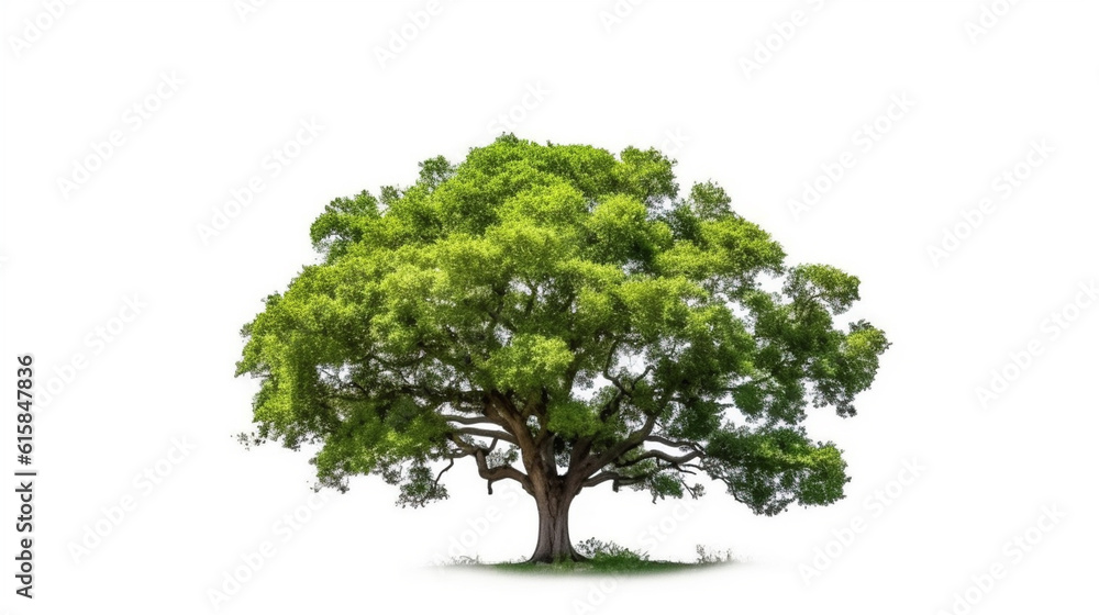 big tree isolate on white background big tree isolate on white background