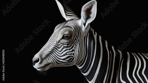 head of zebra