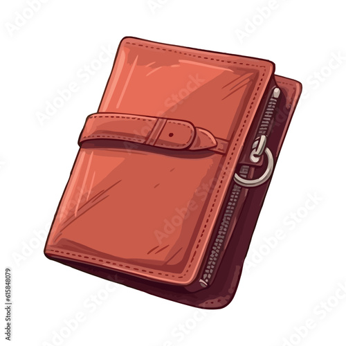 Leather wallet design photo