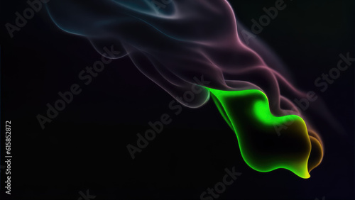 Abstract background illustration of a smoke color (Generative AI)