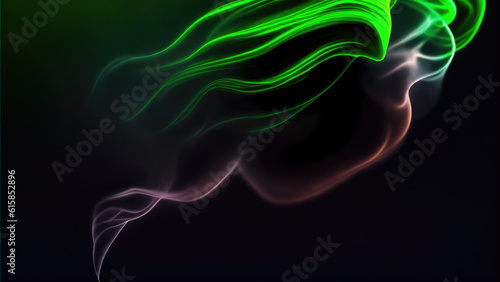 Abstract background illustration of a smoke color (Generative AI)