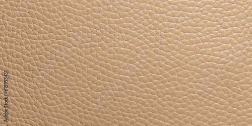 Light beige leather texture background with pattern, ivory leather, closeup, generative ai photo