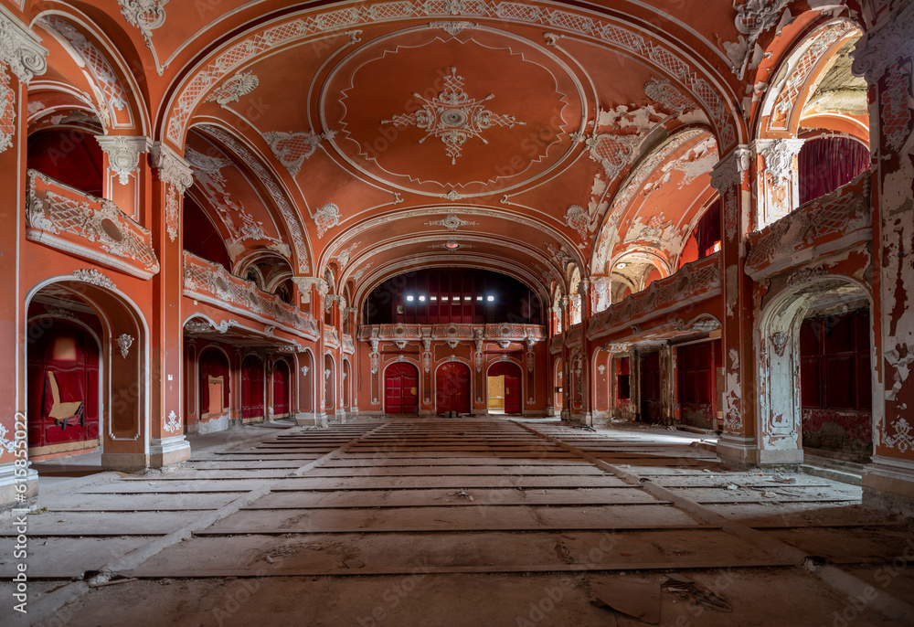 Exploring the Historic Abandoned Red Cinema and Abandoned Red Theatre in Miskolc, HungaryJourney Through Time and Culture Exploring the Historic Abandoned Red Cinema and Abandoned Red Theatre in Miskolc, HungaryJourney Through Time and Culture
