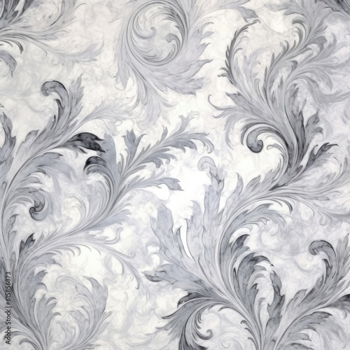 The background has an elegant marbled pattern with grunge swirls. (Illustration, Generative AI)