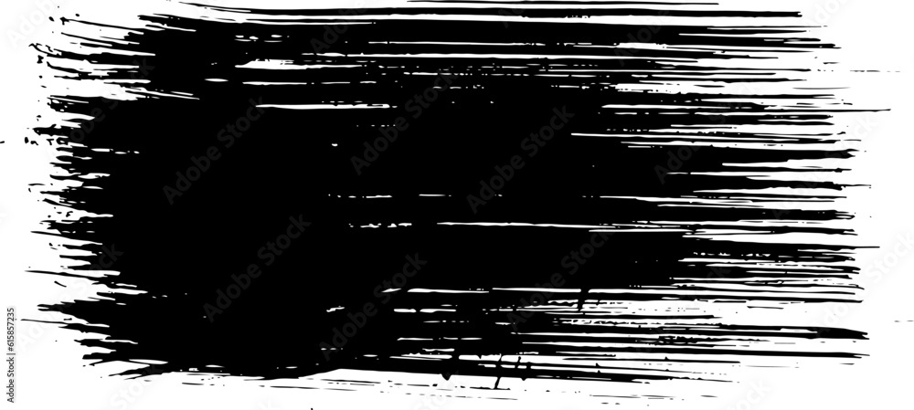 Abstract Dry Brush Grunge Banner. Abstract Dry Brush Grunge Banner.
