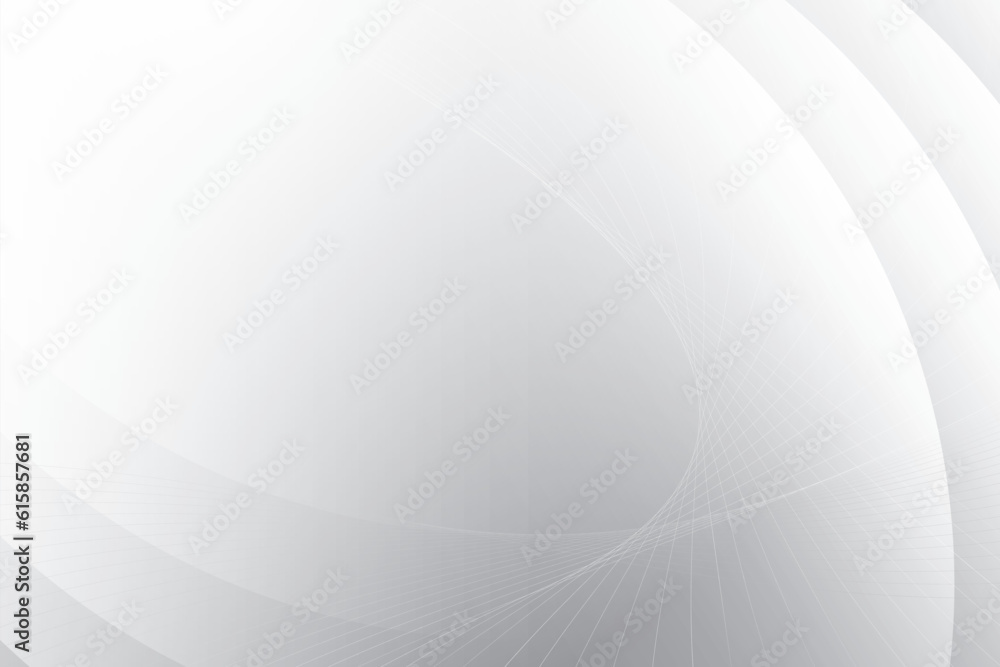 Abstract white and gray color, modern design stripes background with geometric round shape, wavy line pattern. Vector illustration. Abstract white and gray color, modern design stripes background with geometric round shape, wavy line pattern. Vector illustration.