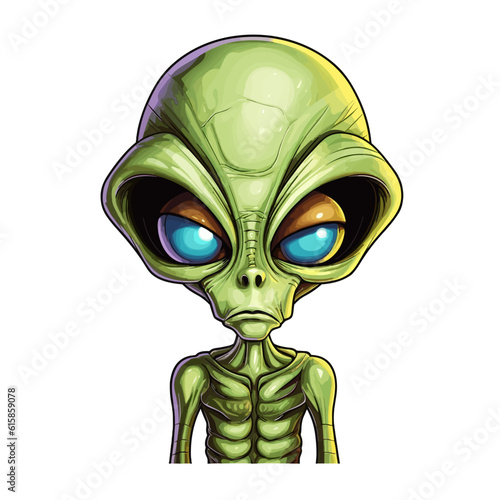 Alien UFO Vector art