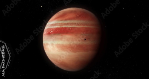 An interplanetary spacecraft is approaching an unknown planet.