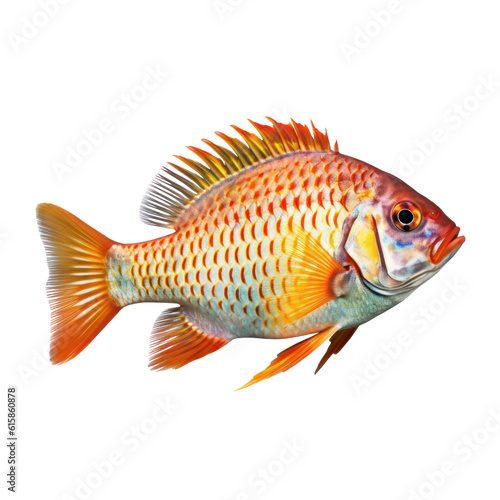 goldfish isolated on transparent background cutout