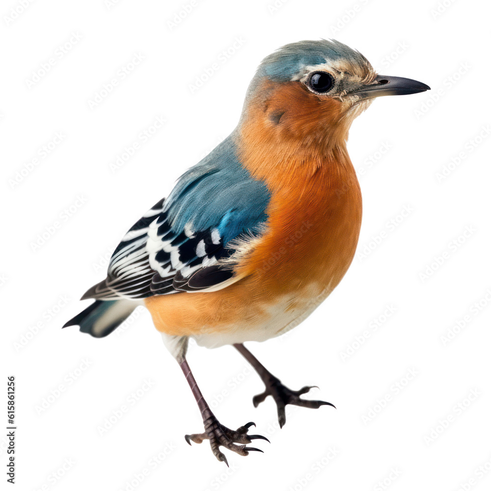 Fototapeta premium robin isolated on transparent background cutout