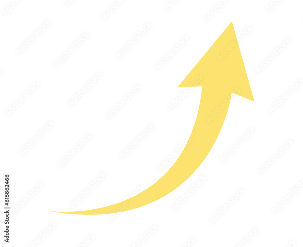 yellow curved arrow graph on white background png file type yellow curved arrow graph on white background png file type
