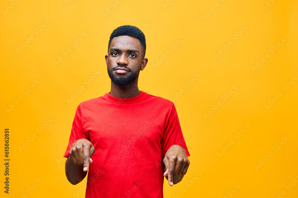 man red american black guy background african handsome american portrait orange fashion lifestyle man red american black guy background african handsome american portrait orange fashion lifestyle