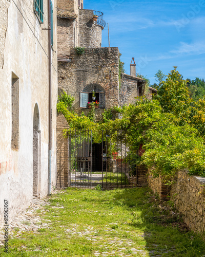 Scenic sight in the beautiful village of Nazzano  Province of Rome  Lazio  Italy.