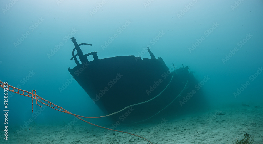 amazing rusty old ship in the depths of the sea amazing rusty old ship in the depths of the sea