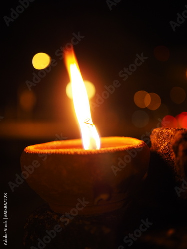 candlelight on full moon day