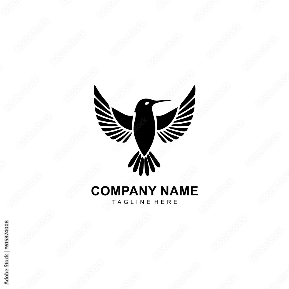 phoenix single color logo template phoenix single color logo template