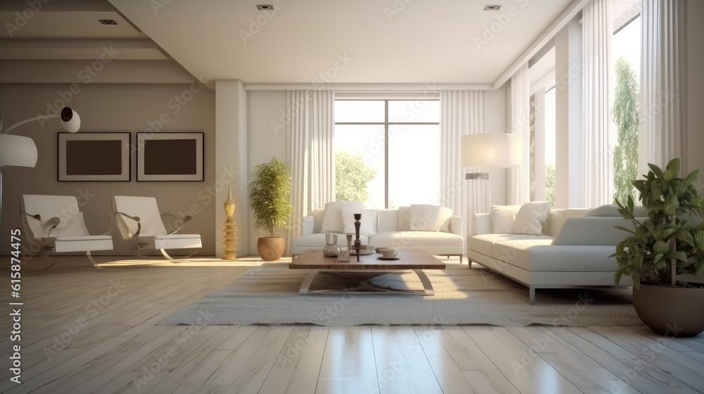 Large luxury modern bright interiors Living room. Large luxury modern bright interiors Living room.