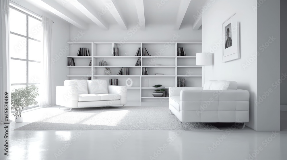 Large luxury modern bright interiors Living room. Large luxury modern bright interiors Living room.
