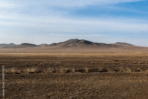 Landscape of mountain in Mongolia