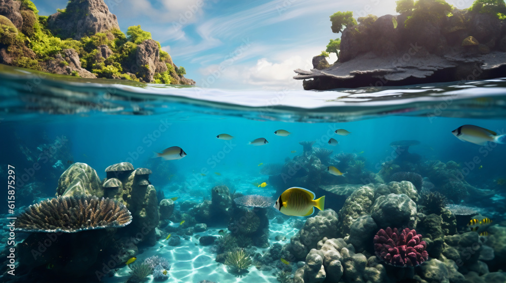 Underwater view Underwater view