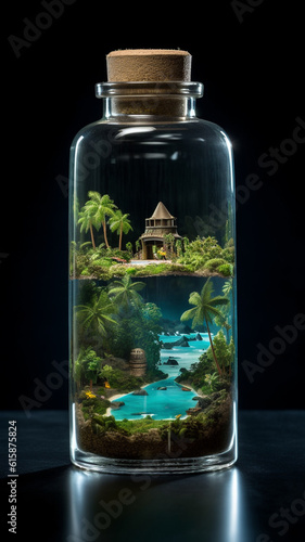 Forest in a bottle