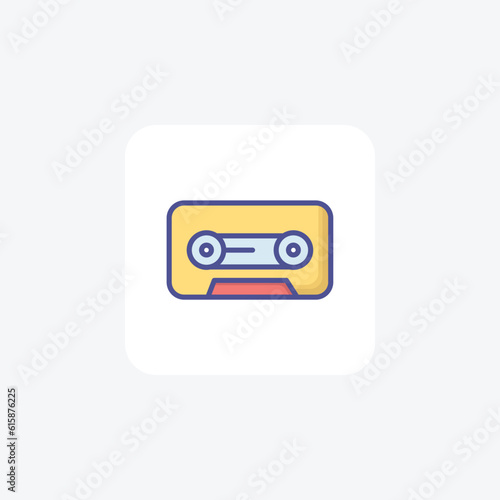 Embrace the Vintage Vibe with Flat Iconic Cassette Designs 
