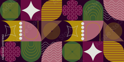Geometric pattern. Seamless print. Vector geometric pattern.