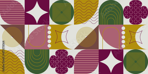 Geometric pattern. Seamless print. Vector geometric pattern.
