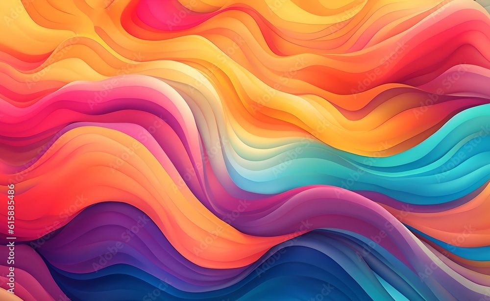 Experimental Palette Background. Dynamic Abstract Pattern. Vibrant Color Waves. Generative AI. Experimental Palette Background. Dynamic Abstract Pattern. Vibrant Color Waves. Generative AI.