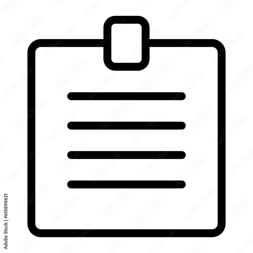note line icon note line icon