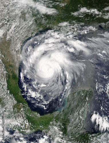 Fotografie Hurricane Harvey in the Gulf of Mexico