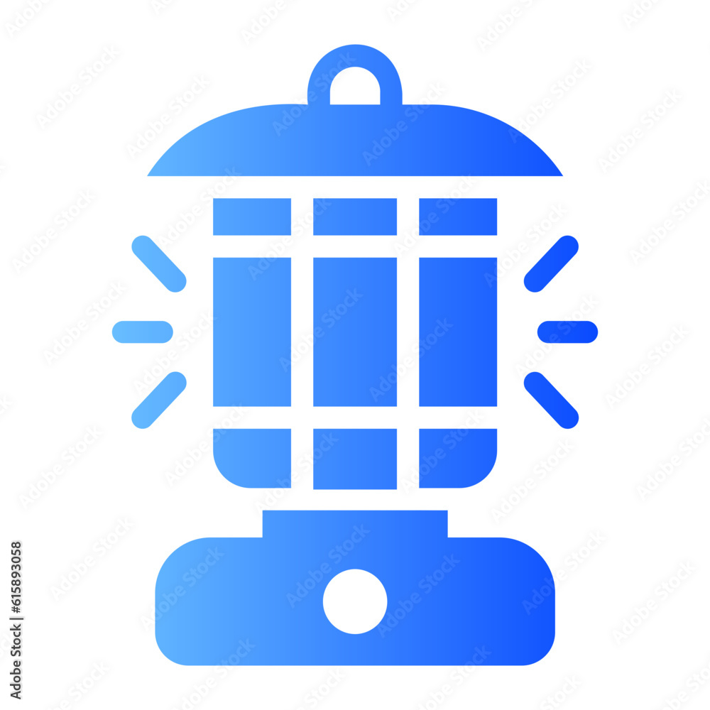 camping gradient icon camping gradient icon
