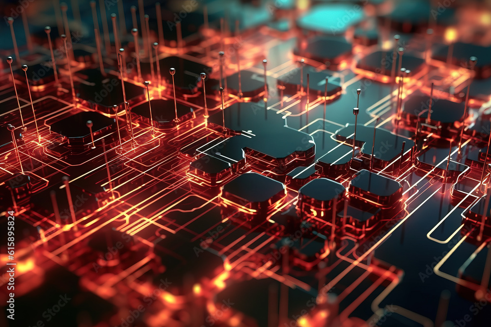 Digital global network & technology concept Digital global network & technology concept