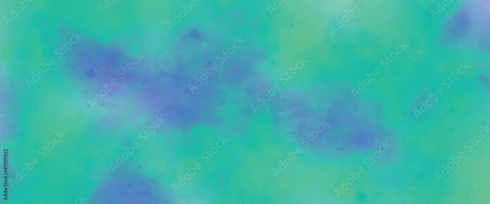 Blue watercolor vector background. Abstract hand-drawn watercolor splash background for your design
