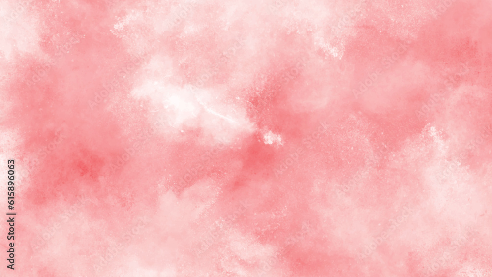 Abstract soft pink watercolor background for cards, flyer, poster, banner and cover design. 